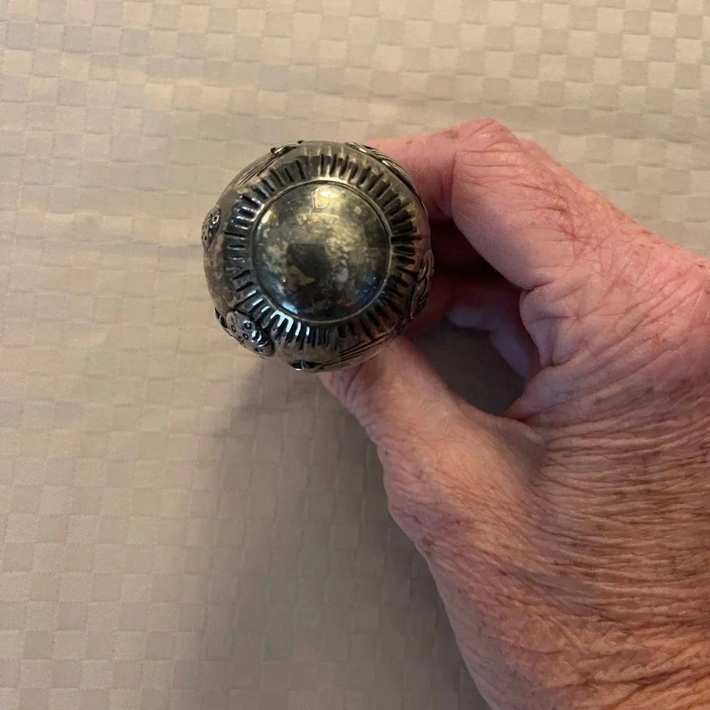 Neiman Marcus 2001 silver-plated wine bottle stopper Out of this World Universe